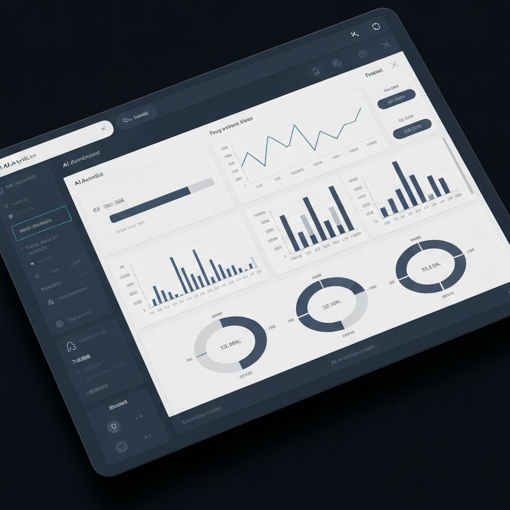 AI analytics dashboard